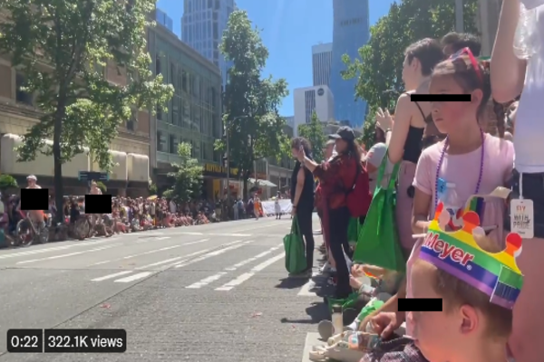 SICKING: Children Watch Nude Cyclists at Boy Scout-Led Seattle Pride Parade