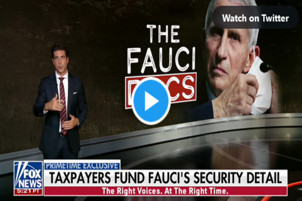 JUST IN: Taxpayers Are Funding Dr. Fauci’s Constant Security Detail, Even In ‘Retirement’
