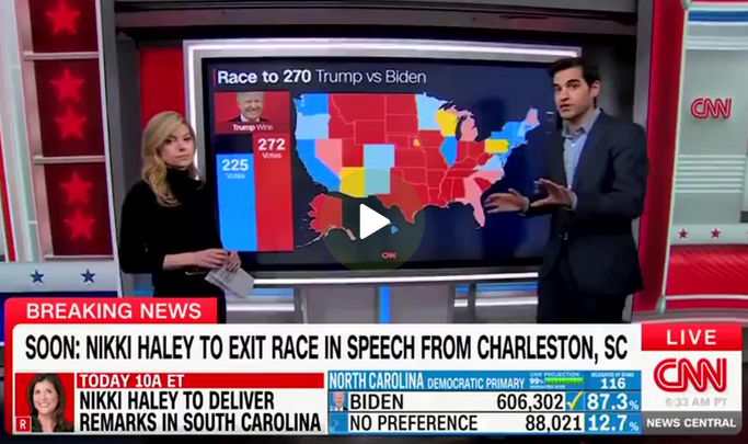 WATCH: CNN Hosts Somberly Admit Trump Is The Clear Favorite For 2024 Election