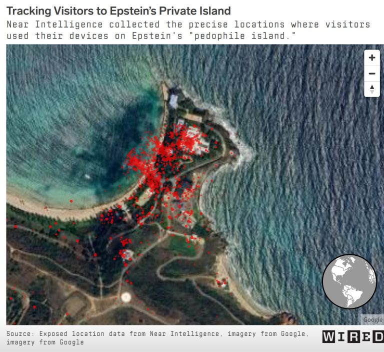 BREAKING: Jeffrey Epstein’s Island Visitors Exposed in Data Breach