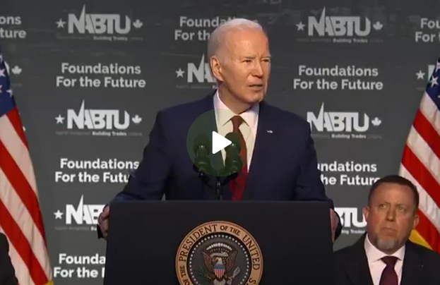 WATCH: Biden Accidentally Reads His Handler’s Notes Out Loud During Teleprompter Gaffe